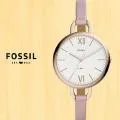 FOSSIL 手錶 ES4356 白面 玫金框 粉色細錶帶 女錶【錶飾精品】 歷史價格詳細信息
