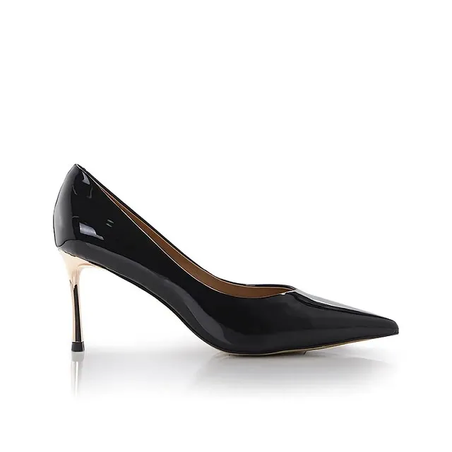 Keeley Ann 牛皮V口剪裁後拉鍊包鞋(1850081) 歷史價格詳細信息