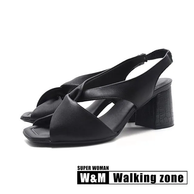 WALKING ZONE 皮革兩穿休閒鞋 女鞋 - 米白(另有紅/藍) 歷史價格詳細信息