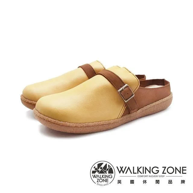 WALKING ZONE(女)大圓頭穆勒休閒拖鞋 女鞋-深藍 歷史價格詳細信息