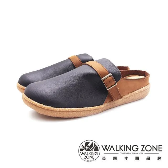 WALKING ZONE(女)大圓頭穆勒休閒拖鞋 女鞋-深藍 價格比較,價格查詢,歷史價格詳細信息
