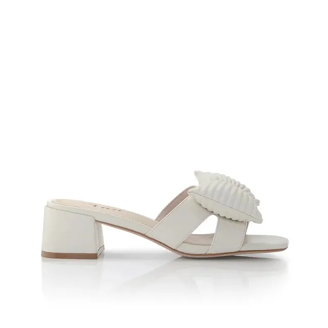 Keeley Ann 甜美氣息 拼接蝴蝶結緞帶懶人平底鞋(紅色875772150) 歷史價格詳細信息