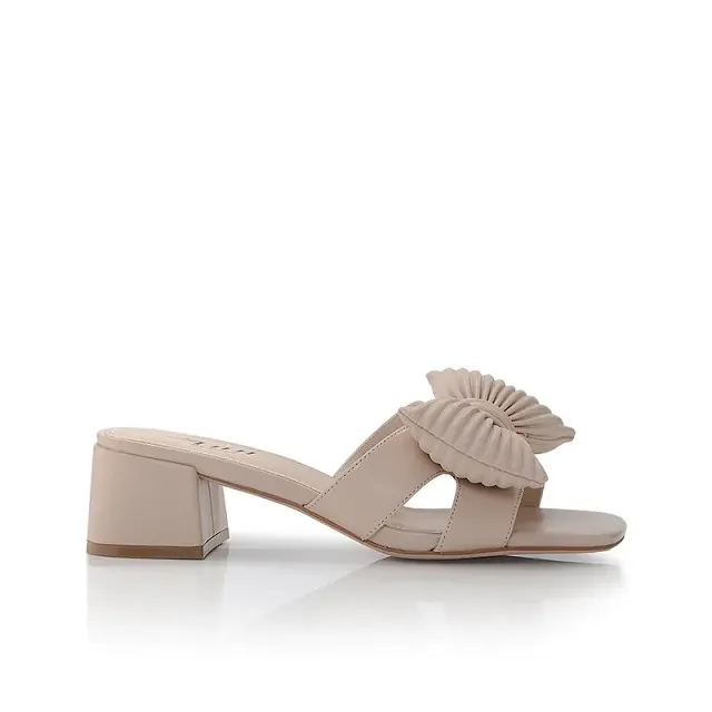 Keeley Ann 甜美氣息 拼接蝴蝶結緞帶懶人平底鞋(紅色875772150) 歷史價格詳細信息