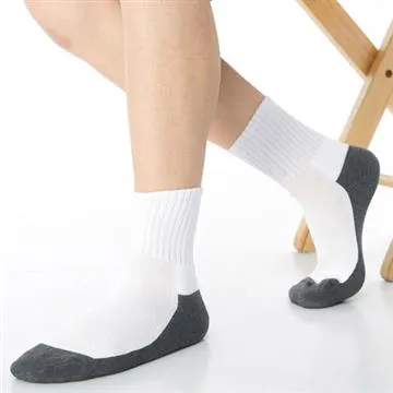 【KEROPPA】可諾帕細針毛巾底5比1氣墊1/2男短襪(男女適用)x綜合5雙C91006-A 歷史價格詳細信息