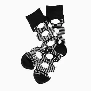 【Leeds weather】設計款男女棉襪｜瑞典No.1 除臭抑菌技術 - 普魯士風菱格 歷史價格詳細信息