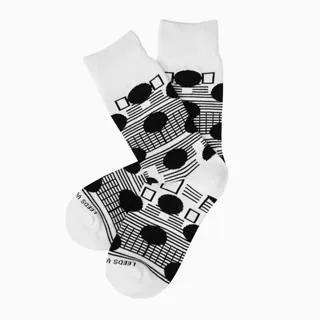 【Leeds weather】設計款男女棉襪｜瑞典No.1 除臭抑菌技術 - 普魯士風菱格 歷史價格詳細信息