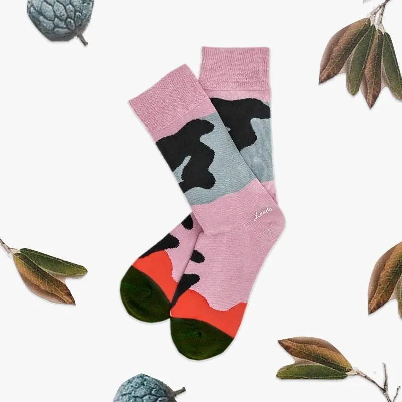 【Leeds weather】設計款男女棉襪｜瑞典No.1 除臭抑菌技術 - 普魯士風菱格 歷史價格詳細信息