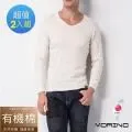 【MORINO】有機棉長袖圓領衫 (超值3件組) 歷史價格詳細信息
