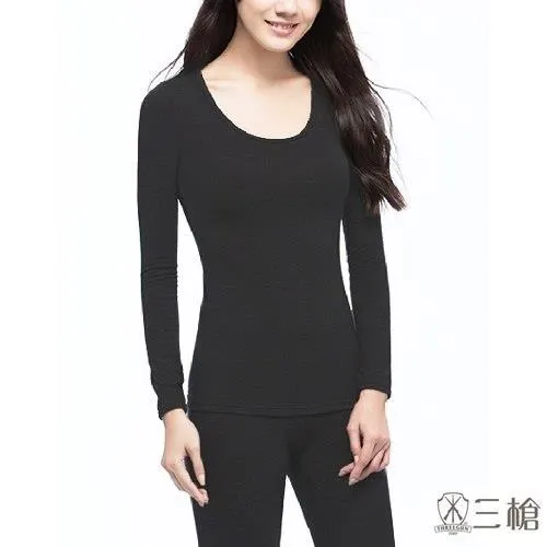 三槍牌 時尚經典女圓領TG-HEAT超彈性長袖發熱衣~2件組5199 歷史價格詳細信息