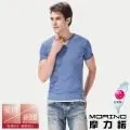 【MORINO】吸汗速乾短袖V領衫(超值3件組) 歷史價格詳細信息
