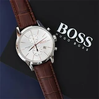 Hugo Boss 時尚典雅紳士風格男腕錶/白面/44mm (1512914) 歷史價格詳細信息