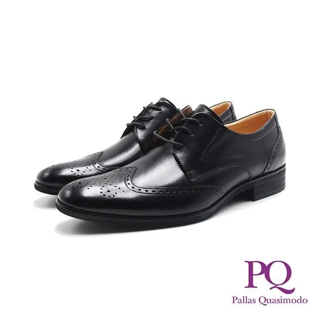 PQ(男)Derby水紋壓點德比鞋 男鞋-黑 歷史價格詳細信息