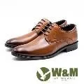 W&M 真皮雕花綁帶休閒男鞋 皮鞋-黑 歷史價格詳細信息