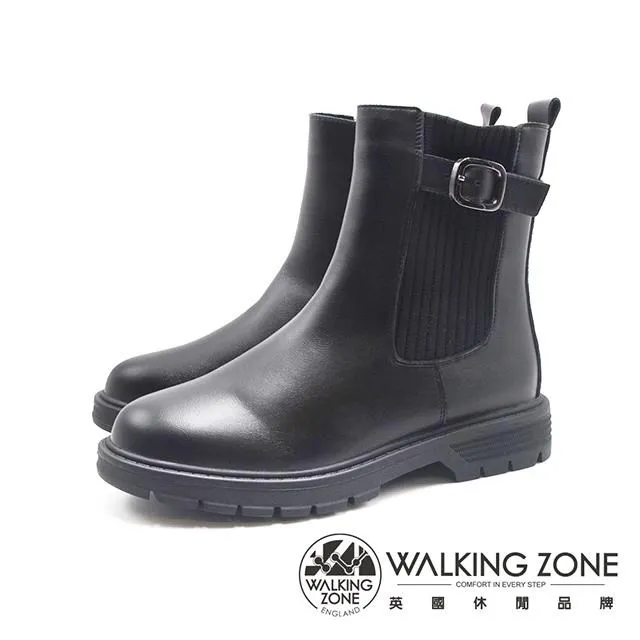 WALKING ZONE(女)甜美百搭中筒短靴 女鞋-米白 歷史價格詳細信息