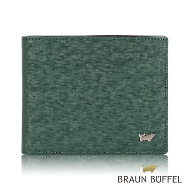 BRAUN BUFFEL VALADON 瓦拉頓系列8卡中翻零錢袋皮夾 -淺綠色 BF397-318-SG 歷史價格詳細信息