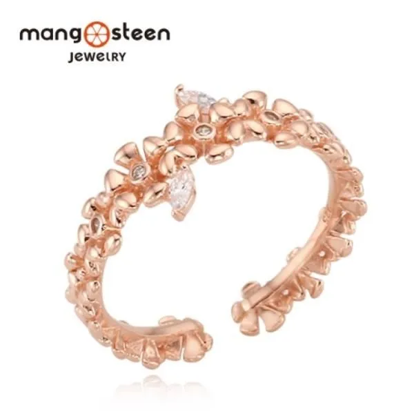【Mango steen】甜美冠冕時尚玫金S925純銀水鑽款戒指-璀璨金/MJ0005S-RRGW 歷史價格詳細信息