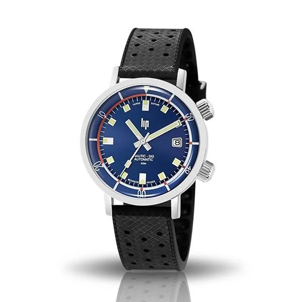 【lip】Nautic Ski時尚數字時標潛水機械腕錶-質感黑/671506 歷史價格詳細信息
