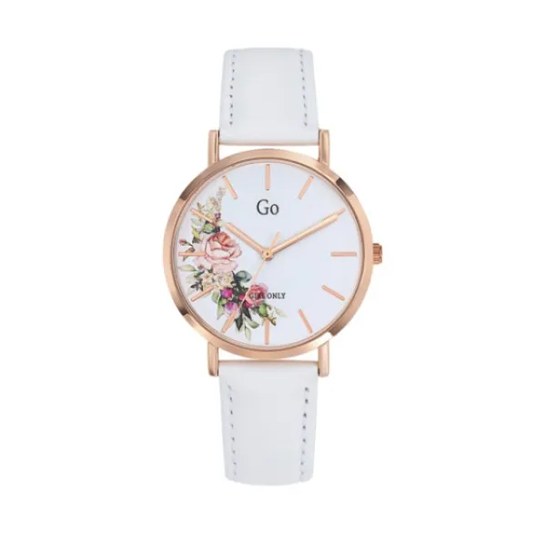 【Go Girl Only】BLOSSOM玫瑰花草系列浪漫時尚腕錶-玫瑰金/695297 歷史價格詳細信息