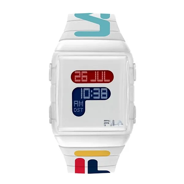 【FILA Watch】完美時尚立體浮雕LOGO潮流矽膠腕錶-夢幻粉/38-6127-002 歷史價格詳細信息