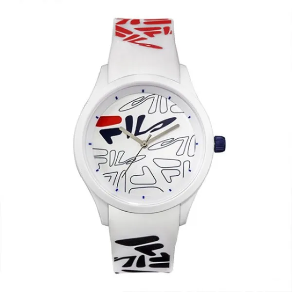 【FILA Watch】完美時尚立體浮雕LOGO潮流矽膠腕錶-夢幻粉/38-6127-002 歷史價格詳細信息