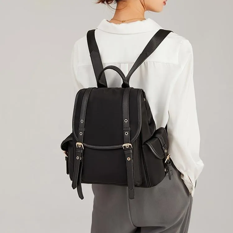 夏日時光--皮帶配飾中型背包防水抗皺手提包雙肩包 歷史價格詳細信息