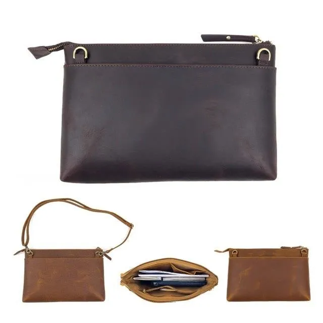 【玩皮工坊】頭層瘋馬牛皮多功能手機包腰包男包-可裝6.7吋LB996 歷史價格詳細信息