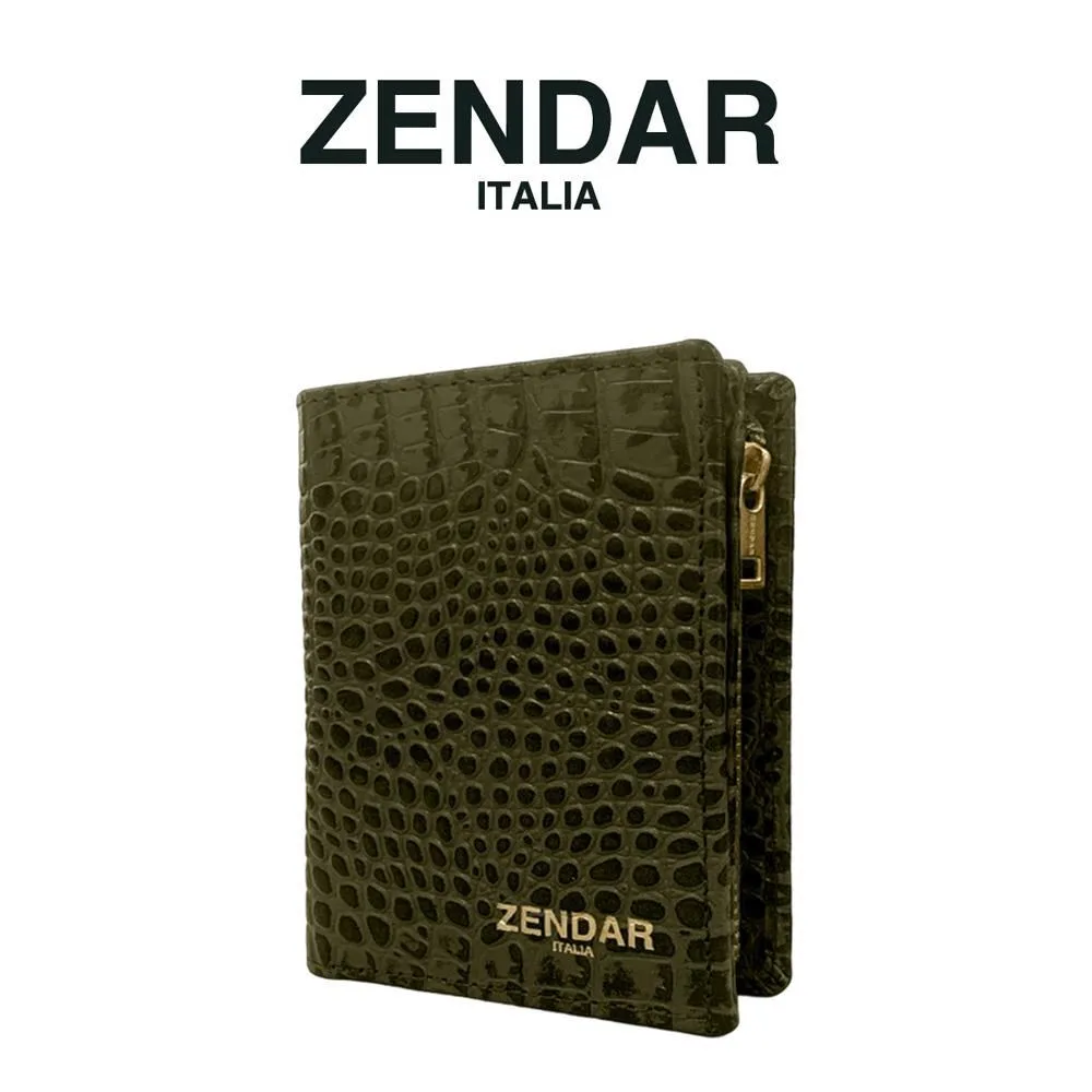 ZENDAR 頂級小羊皮鱷魚紋/鴕鳥紋拉鍊長夾 全新專櫃展示品(贈禮盒包裝) 歷史價格詳細信息