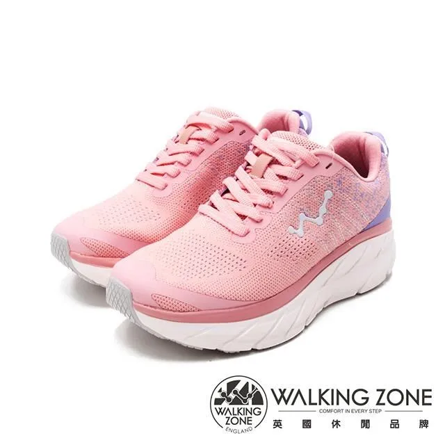 WALKING ZONE(女)天痕W系列 飛線編織增高休閒鞋 女鞋-黑(另有白.水藍) 歷史價格詳細信息