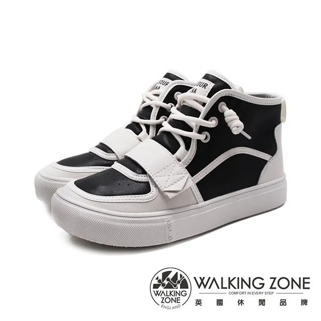 WALKING ZONE(女)真皮街頭懶人拖鞋 女鞋－黑白 歷史價格詳細信息