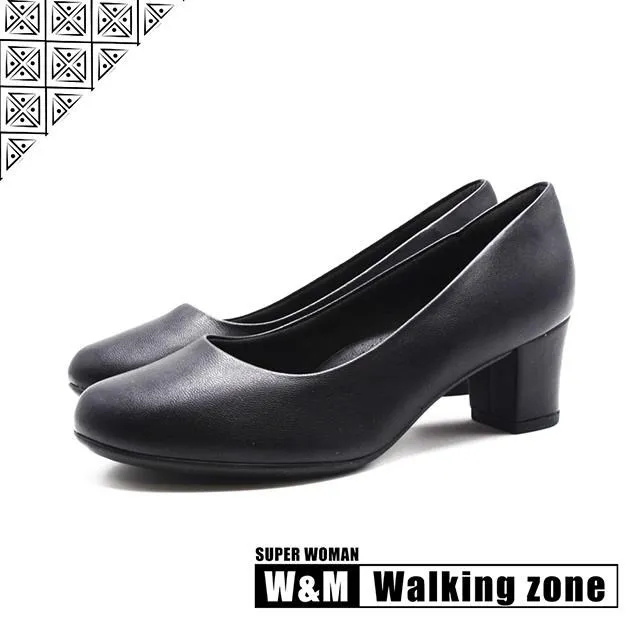 WALKING ZONE SUPER WOMAN系列 圓頭素面女仕中跟鞋 女鞋－漆皮奶茶 歷史價格詳細信息