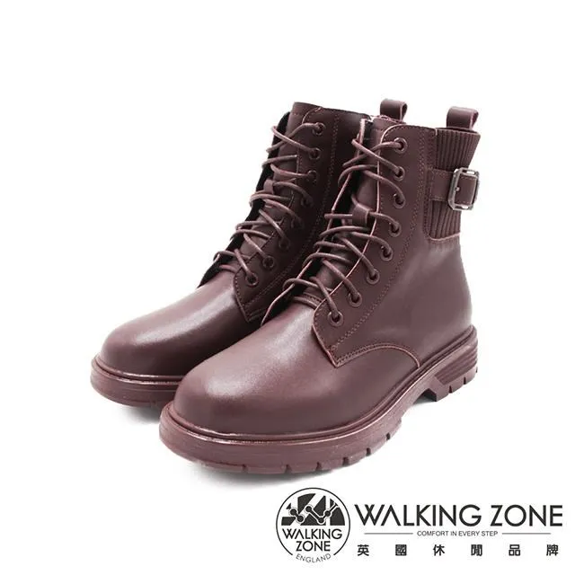 WALKING ZONE(女) 經典綁帶休閒鞋女鞋-白(另有黑) 歷史價格詳細信息