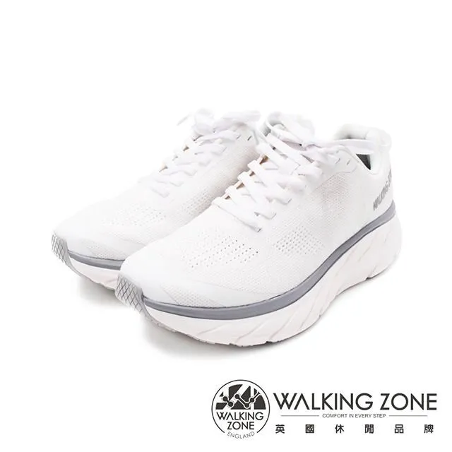 WALKING ZONE 透氣襪套式厚底運動休閒鞋 女鞋 - 白(另有黑) 歷史價格詳細信息