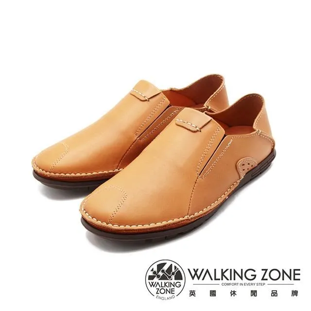 WALKING ZONE 英倫雅痞風 百搭休閒男皮鞋 -咖啡(另有黑) 歷史價格詳細信息