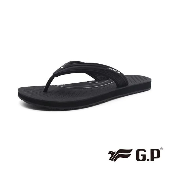 G.P(男)新 極簡風夾腳拖鞋 男鞋－黑色(另有綠色、橘色) 歷史價格詳細信息