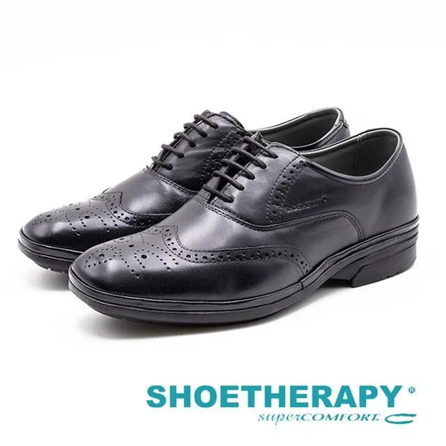 SAPATOTERAPIA(男)圓頭真皮車縫休閒鞋 男鞋-素黑 歷史價格詳細信息