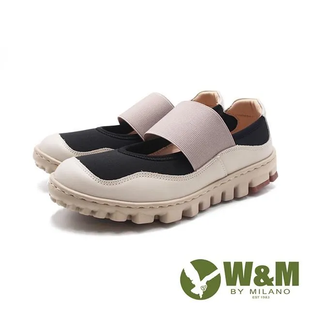 W&M(女)彈力帶不磨腳休閒鞋 女鞋-黑白色 歷史價格詳細信息