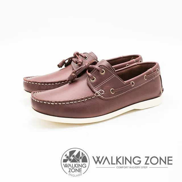 WALKING ZONE 英倫雅痞風 百搭休閒男皮鞋 -咖啡(另有黑) 歷史價格詳細信息