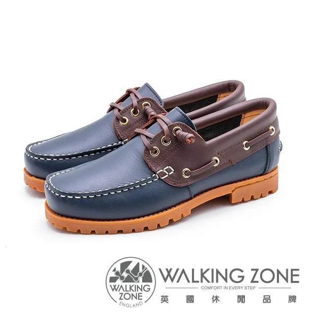 WALKING ZONE 撞色款 帆船雷根鞋 男鞋-咖啡底A55-931210-26 歷史價格詳細信息