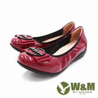 W&M(女)亮面優雅內增高莫卡辛女鞋-黑(另有白) 歷史價格詳細信息