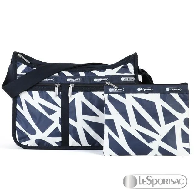 LeSportsac - Standard 雙口袋A4大書包-附化妝包 (極簡黑) 7507PB R086 歷史價格詳細信息