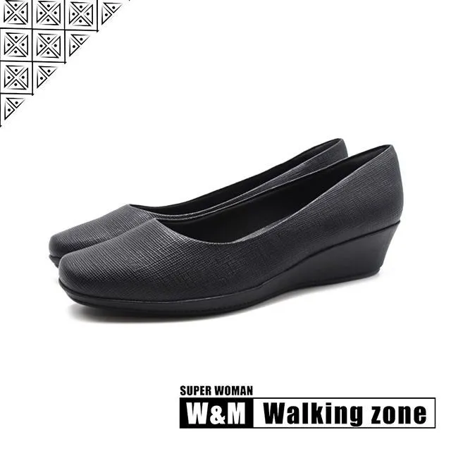 WALKING ZONE SUPER WOMAN系列 時尚低坡跟鞋 女鞋-酒紅 歷史價格詳細信息