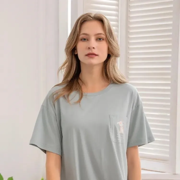 Rosemaid 羅絲美 - 青春萌萌無領短袖衣褲裝睡衣【R3641】 歷史價格詳細信息