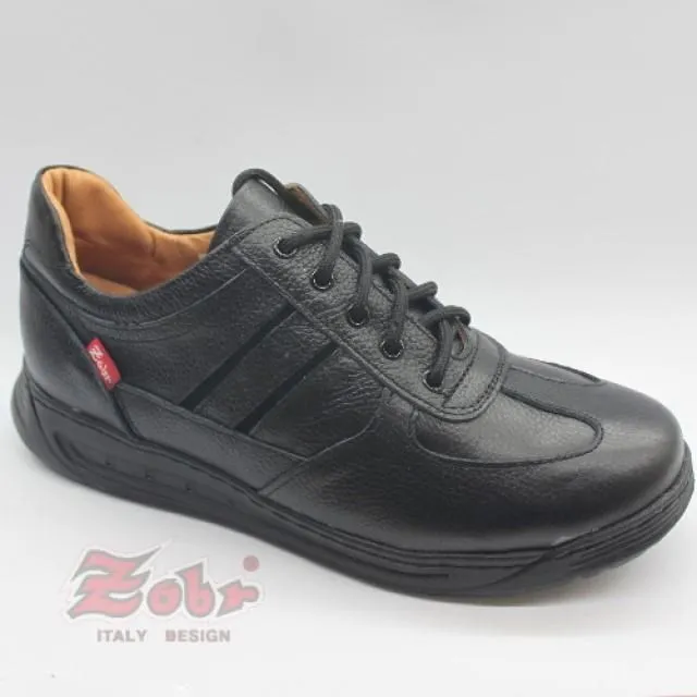 ZOBR路豹 紳士真皮雙彈力氣墊休閒鞋 BB588 歷史價格詳細信息