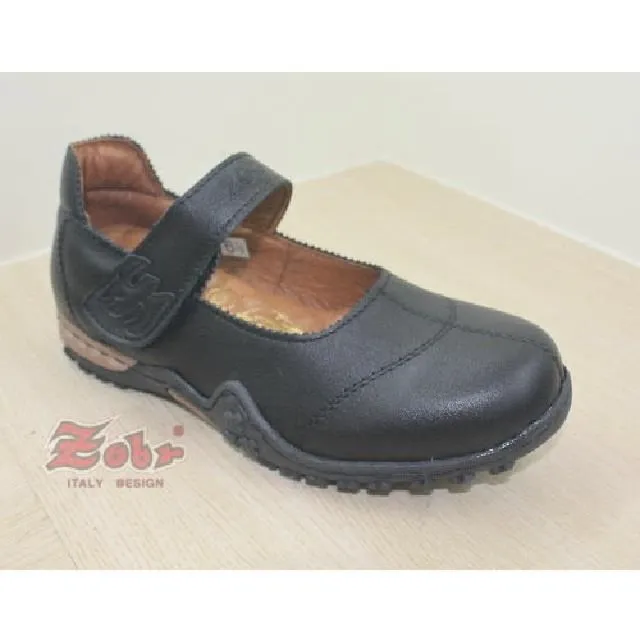 ZOBR路豹 經典真皮氣墊娃娃鞋黑色款 B34 歷史價格詳細信息