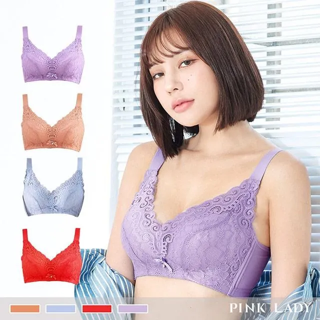 【PINK LADY】無鋼圈 DE罩杯 人魚秘境 均勻薄襯 集中內衣1699 歷史價格詳細信息