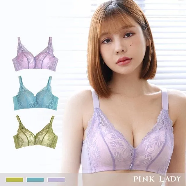 Pink Lady BC罩杯 傾國佳人 無鋼圈內衣 拉繩內衣 下厚上薄襯墊 集中托高 包覆內衣 成套內衣 9917 歷史價格詳細信息