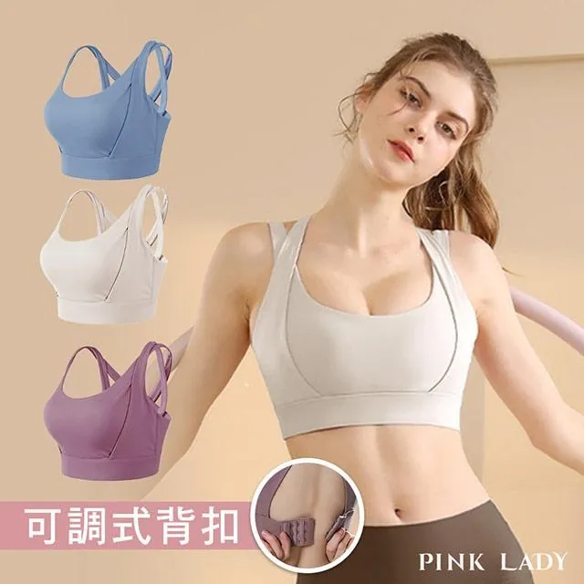 運動背心 雙肩帶 交叉美背 S-L碼 防震 運動 內依 無鋼圈 可拆式胸墊 健身 慢跑 瑜珈 焦點福飾 歷史價格詳細信息
