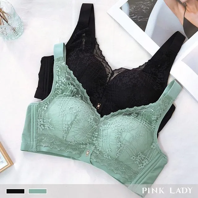【PINK LADY】無鋼圈 BC罩杯 靛空波紋微加厚襯 透氣側背片 單件內衣 6377 歷史價格詳細信息