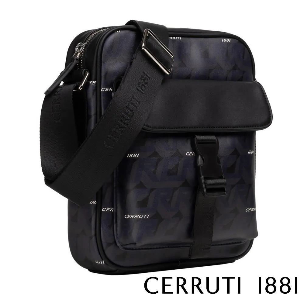 【Cerruti 1881】限量2折 義大利頂級肩背包 全新專櫃展示品(黑色6385N) 歷史價格詳細信息