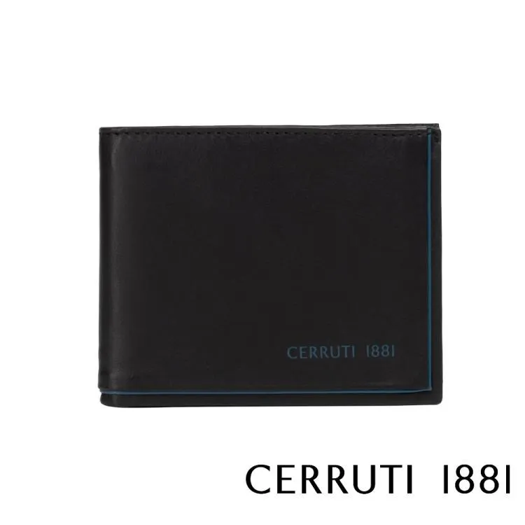 【Cerruti 1881】頂級義大利小牛皮4卡零錢袋短夾 KLAUS(黑色 CEPU05540M) 歷史價格詳細信息
